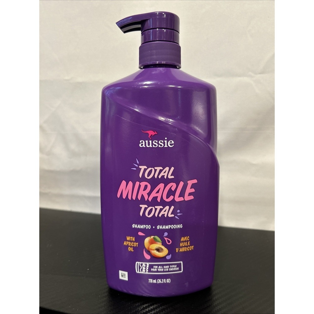 Aussie Total Miracle 7-in-1‎ Shampoo With Apricot & Macadamia Oil 26.2 Fl Oz